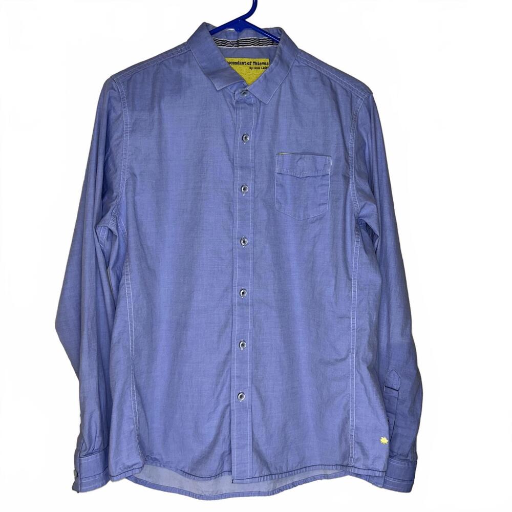 Slim Oxford Dress Shirt in Periwinkle Blue - Casual to Office